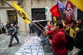 Protest Against The Privatization Of State Schools In São Paulo