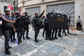 Protest Against The Privatization Of State Schools In São Paulo