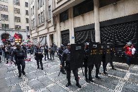 Protest Against The Privatization Of State Schools In São Paulo