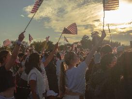 Supporters Gather For Harris DC Rally - Washington