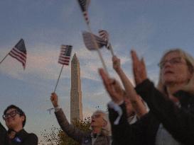 Supporters Gather For Harris DC Rally - Washington