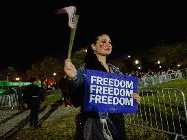 Supporters Gather For Harris DC Rally - Washington