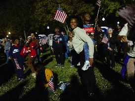 Supporters Gather For Harris DC Rally - Washington