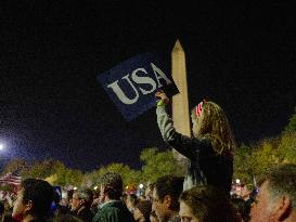 Supporters Gather For Harris DC Rally - Washington