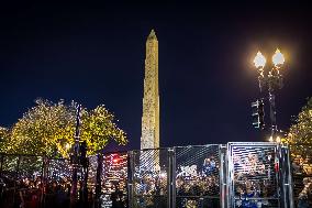 Supporters Gather For Harris DC Rally - Washington