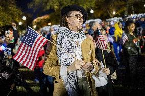 Supporters Gather For Harris DC Rally - Washington