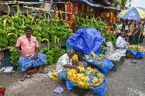 Market Ahead Of Chhath Puja In Kolkata.