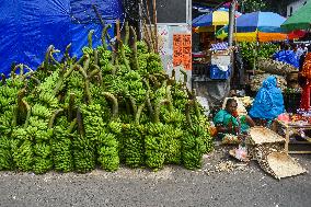 Market Ahead Of Chhath Puja In Kolkata.