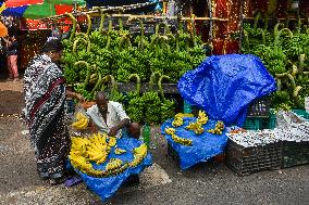 Market Ahead Of Chhath Puja In Kolkata.