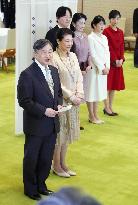 Japan emperor, empress meet cultural award recipients