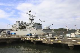 French navy ship visits Kyoto