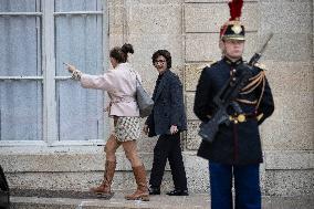 Rachida Dati At Elysee Palace - Paris