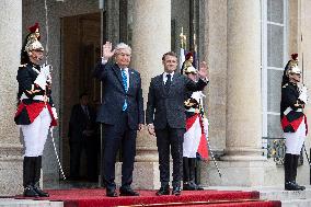 President Macron Welcomes Kazakhstan's President Tokaïev - Paris