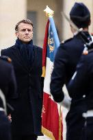 Emmanuel Macron Welcomes Kassym-Jomart Tokayev At Invalides - Paris