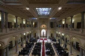 Pope Francis Visit Pontificial Gregorian University In Rome