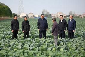 President Xi Visit To Hubei Province - China