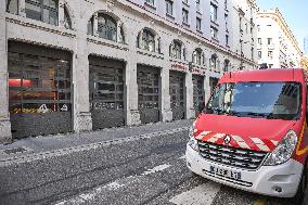 Lyon Firefighters On Strike