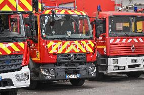 Lyon Firefighters On Strike