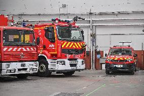 Lyon Firefighters On Strike