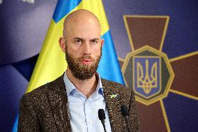 Briefing of Ukrainian Interior Minister and Swedish Civil Defence Minister in Kyiv