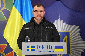 Briefing of Ukrainian Interior Minister and Swedish Civil Defence Minister in Kyiv