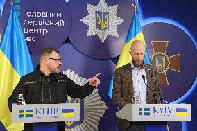 Briefing of Ukrainian Interior Minister and Swedish Civil Defence Minister in Kyiv