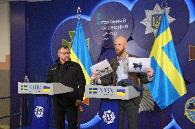 Briefing of Ukrainian Interior Minister and Swedish Civil Defence Minister in Kyiv