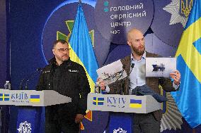 Briefing of Ukrainian Interior Minister and Swedish Civil Defence Minister in Kyiv