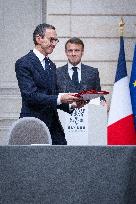 Agreement Signing Ceremony During Tokayev's State Visit - Paris