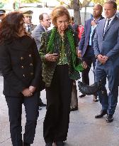 Queen Sofia Visits Fernando Botero Exhibition - NY