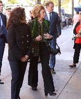 Queen Sofia Visits Fernando Botero Exhibition - NY