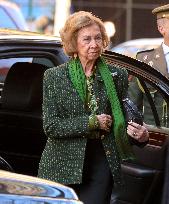 Queen Sofia Visits Fernando Botero Exhibition - NY