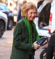 Queen Sofia Visits Fernando Botero Exhibition - NY