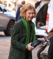 Queen Sofia Visits Fernando Botero Exhibition - NY