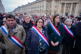 Rally In Support Of Student Ahou Daryaei And Iranian Women - Paris