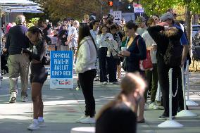 DC: American citizens vote on Presidential Election Day