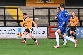 Cambridge United v Chelsea U21 - Bristol Street Motors Trophy