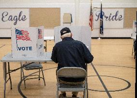 People Cast Vote On Election Day In USA