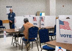 People Cast Vote On Election Day In USA