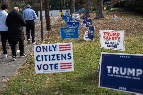 People Cast Vote On Election Day In USA