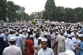 Muslim Devotees Rally In Dhaka.