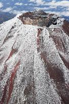 Snowcapped Mt. Fuji in Japan