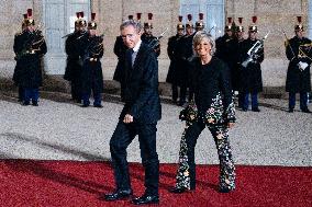 State Dinner In Honor Of Kazakh President - Paris