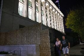 Election Night Security Precautions Near White House