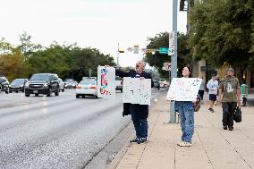 Voters Go To The Polls On Election Day In The Texas