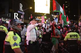 Pro-Palestinian Activists Protest On Election Day In New York City