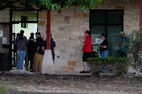 Voters Go To The Polls On Election Day In The Texas