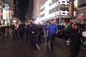 Pro-Palestinian Activists Protest On Election Day In New York City