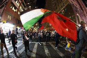 Pro-Palestinian Activists Protest On Election Day In New York City