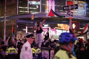 Pro-Palestinian Activists Protest On Election Day In New York City